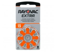 Батарейка Rayovac Extra 13 (13AUX-8XEMF) BL 8 шт (для слухових апаратів)