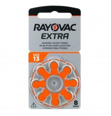 Батарейка Rayovac Extra 13 (13AUX-8XEMF) BL 8 шт (для слухових апаратів)