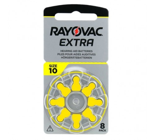 Батарейка Rayovac Extra 10 (10AUX-8XEMF) BL 8 шт (для слухових апаратів)