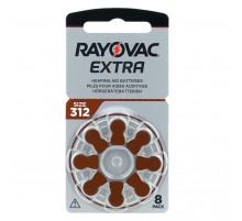 Батарейка Rayovac Extra 312 (312AUX-8XEMF) BL 8 шт (для слухових апаратів)