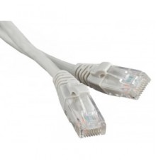 Патч-корд литий, UTP, RJ45, Cat.5e, 5m, сірий