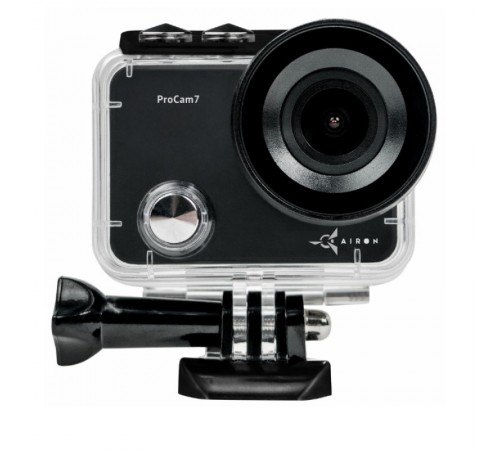 Екшн-камера AirOn ProCam 7 Black набір для тактичних шоломів (4822356754511)