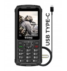 Мобільний телефон Sigma mobile X-treme PR68 Type-C Dual Sim Black (4827798122419)