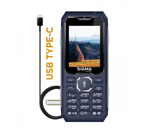 Мобiльний телефон Sigma mobile X-style 341 Bro Blue (4827798368428)