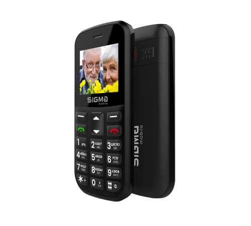 Мобільний телефон Sigma mobile Comfort 50 Easy Black (4827798585214)