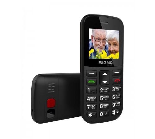 Мобільний телефон Sigma mobile Comfort 50 Easy Black (4827798585214)