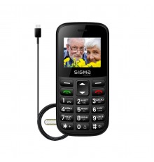 Мобільний телефон Sigma mobile Comfort 50 Easy Black (4827798585214)