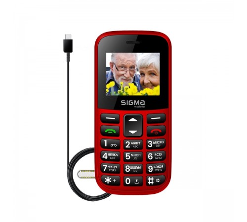 Мобільний телефон Sigma mobile Comfort 50 Easy Red (4827798585221)