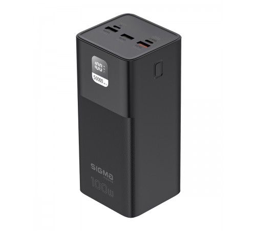 Універсальна мобільна батарея Sigma mobile X-Power SI50A6QLX 50000mAh Black (4827798741313) Універсальна мобільна батарея Sigma mobile X-Power SI50A6QLX 50000mAh Black (4827798741313)