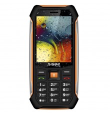 Мобiльний телефон Sigma mobile X-style 323 Rain Black/Orange (4827798885727)
