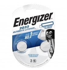 Батарейка Energizer 2032 Ultimate Lithium, CR2032 BL 2шт