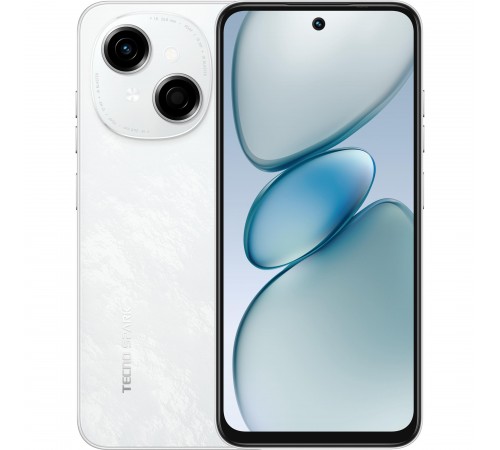 Смартфон Tecno Spark Go 1 (KL4) 3/64GB Glittery White (4894947036446)