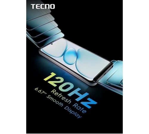 Смартфон Tecno Spark Go 1 (KL4) 3/64GB Glittery White (4894947036446)