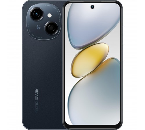 Смартфон Tecno Spark Go 1 (KL4) 3/128GB Startrail Black (4894947037832)