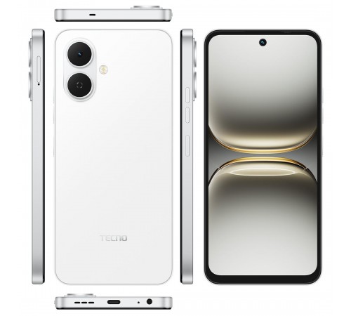 Смартфон Tecno Spark Go 2 (KM4) 3/64GB Veil White (4894947088827)