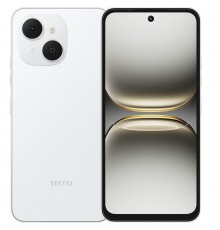 Смартфон Tecno Spark 40C (KM4k) 4/128GB Veil White (4894947093036)