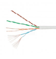 Кабель вита пара OK-Net КГПВ-ВП (100) UTP, CAT5e, 4*2*0,48, бухта 305м (49284)