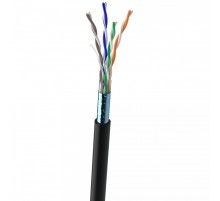 Кабель для зовнішньої прокладки OK-Net КППЭ-ВП (100) FTP, CAT5е, 4х2х0.51, бухта 305м
