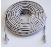 Патч-корд литий, UTP, RJ45, Cat.5e, 30m, сірий (4964)