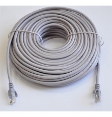 Патч-корд литий, UTP, RJ45, Cat.5e, 30m, сірий (4964)
