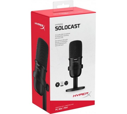 Мікрофон HyperX SoloCast (4P5P8AA) Мікрофон HyperX SoloCast (4P5P8AA)