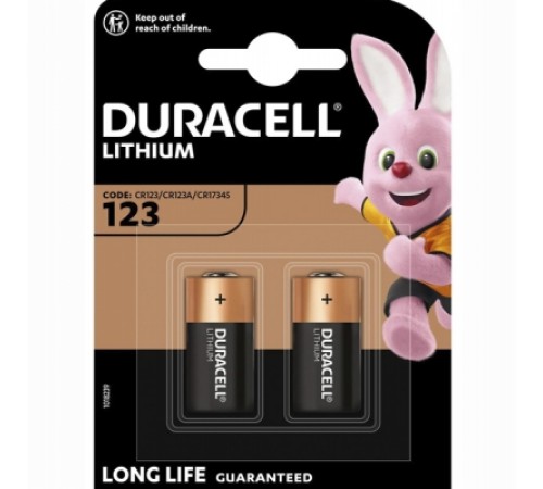 Батарейка Duracell DL 123 BL 2шт Батарейка Duracell DL 123 BL 2шт