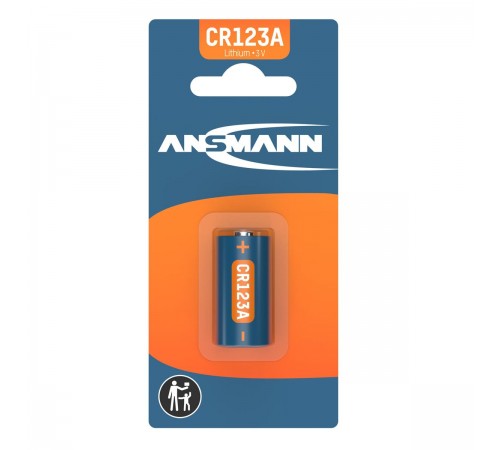 Батарейка Ansmann CR123A/CR17335 BL 1шт Батарейка Ansmann CR123A/CR17335 BL 1шт