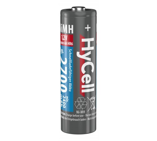 Акумулятори Ansmann AA/HR06 HyCell NI-MH 2700 mAh BL 4 шт Акумулятори Ansmann AA/HR06 HyCell NI-MH 2700 mAh BL 4 шт