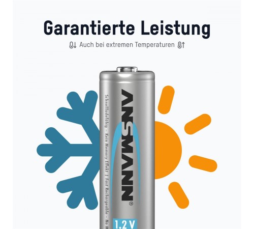 Акумулятори Ansmann AA/HR06 NI-MH 2100 mAh BL 4 шт Акумулятори Ansmann AA/HR06 NI-MH 2100 mAh BL 4 шт