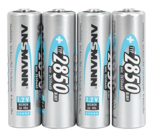 Акумулятори Ansmann AA/HR06 NI-MH 2850 mAh BL 4 шт Акумулятори Ansmann AA/HR06 NI-MH 2850 mAh BL 4 шт