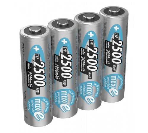 Акумулятори Ansmann AA/HR06 NI-MH 2500 mAh BL 4 шт Акумулятори Ansmann AA/HR06 NI-MH 2500 mAh BL 4 шт