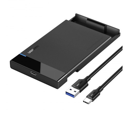 Зовнішня кишеня Ugreen для 2.5" HDD/SSD USB 3.1 US221 Black (50743)