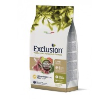 Сухий корм для собак середніх порід Exclusion Adult Medium Breed з ягням 12 кг (5176/10260)