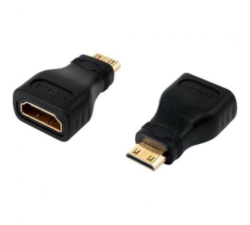 Перехiдник Atcom HDMI - mini-HDMI (F/M), Black (AT5285) Перехiдник Atcom HDMI - mini-HDMI (F/M), Black (AT5285)
