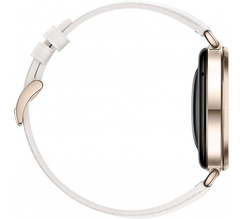Смарт-годинник Huawei Watch GT 6 41mm Gold with White Composite Leather Strap (55020FTN)