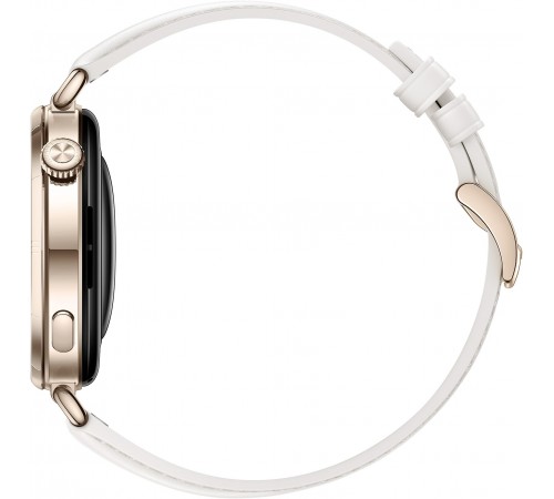 Смарт-годинник Huawei Watch GT 6 41mm Gold with White Composite Leather Strap (55020FTN)
