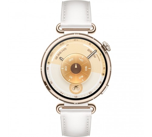 Смарт-годинник Huawei Watch GT 6 41mm Gold with White Composite Leather Strap (55020FTN)