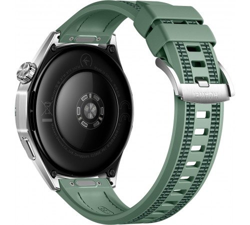 Смарт-годинник Huawei Watch GT 6 46mm Steel with Green Woven Strap (55020FTV)