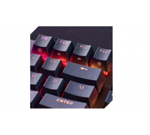 Клавіатура HyperX Alloy Origins Core PBT Aqua RGB Black (639N9AA)