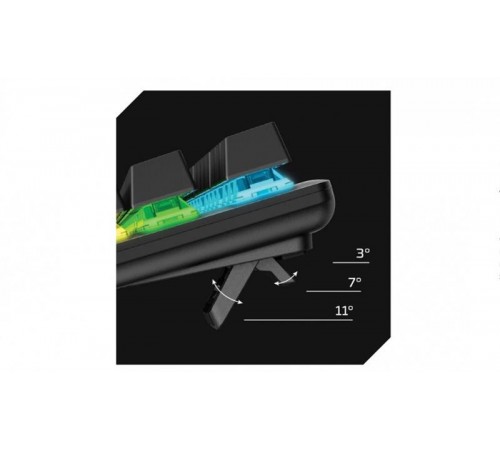 Клавіатура HyperX Alloy Origins Core PBT Aqua RGB Black (639N9AA)