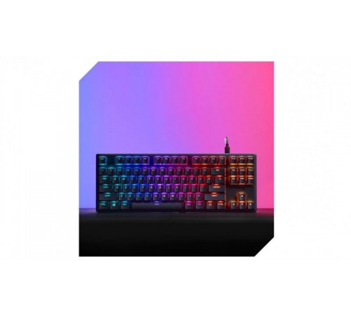 Клавіатура HyperX Alloy Origins Core PBT Aqua RGB Black (639N9AA)