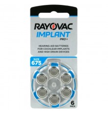 Батарейка Rayovac PRO+ 675 (675CP-6IMPMF) BL 6 шт (для слухових апаратів)