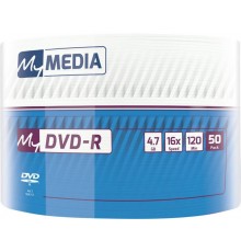 Диски DVD-R MyMedia (69200) 4.7GB, 16x, Matt Silver Wrap, 50шт