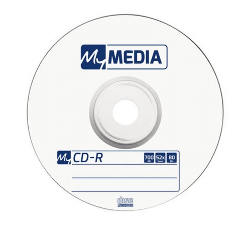 Диски CD-R MyMedia (69201) 700MB 52x Matt Silver Wrap 50шт