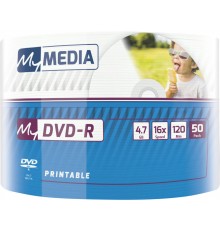 Диски DVD+R MyMedia (69202) 4.7GB, 16x, Wrap 50шт Printable