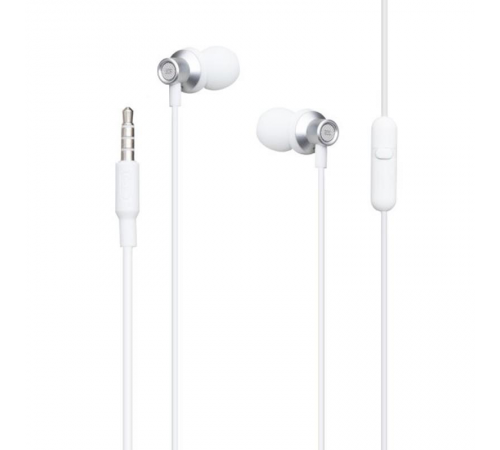 Гарнітура XO EP15 In-ear Metal White (6920680866175)