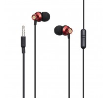 Гарнітура XO EP15 In-ear Metal Earphone Red (6920680866182)