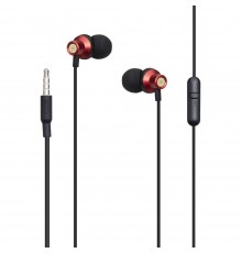 Гарнітура XO EP15 In-ear Metal Earphone Red (6920680866182)