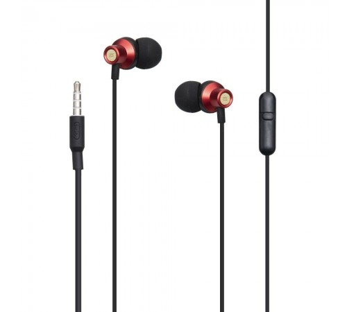 Гарнітура XO EP15 In-ear Metal Earphone Red (6920680866182)