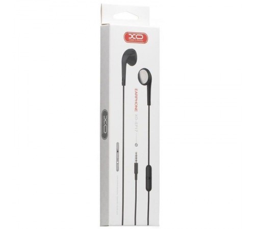 Гарнітура XO EP17 Music Earphone Black (6920680866571)